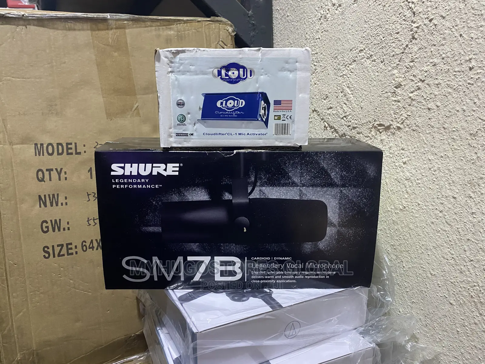 Shure SM7B Broadcaster Package With Cloudlifter CL-1 Kit