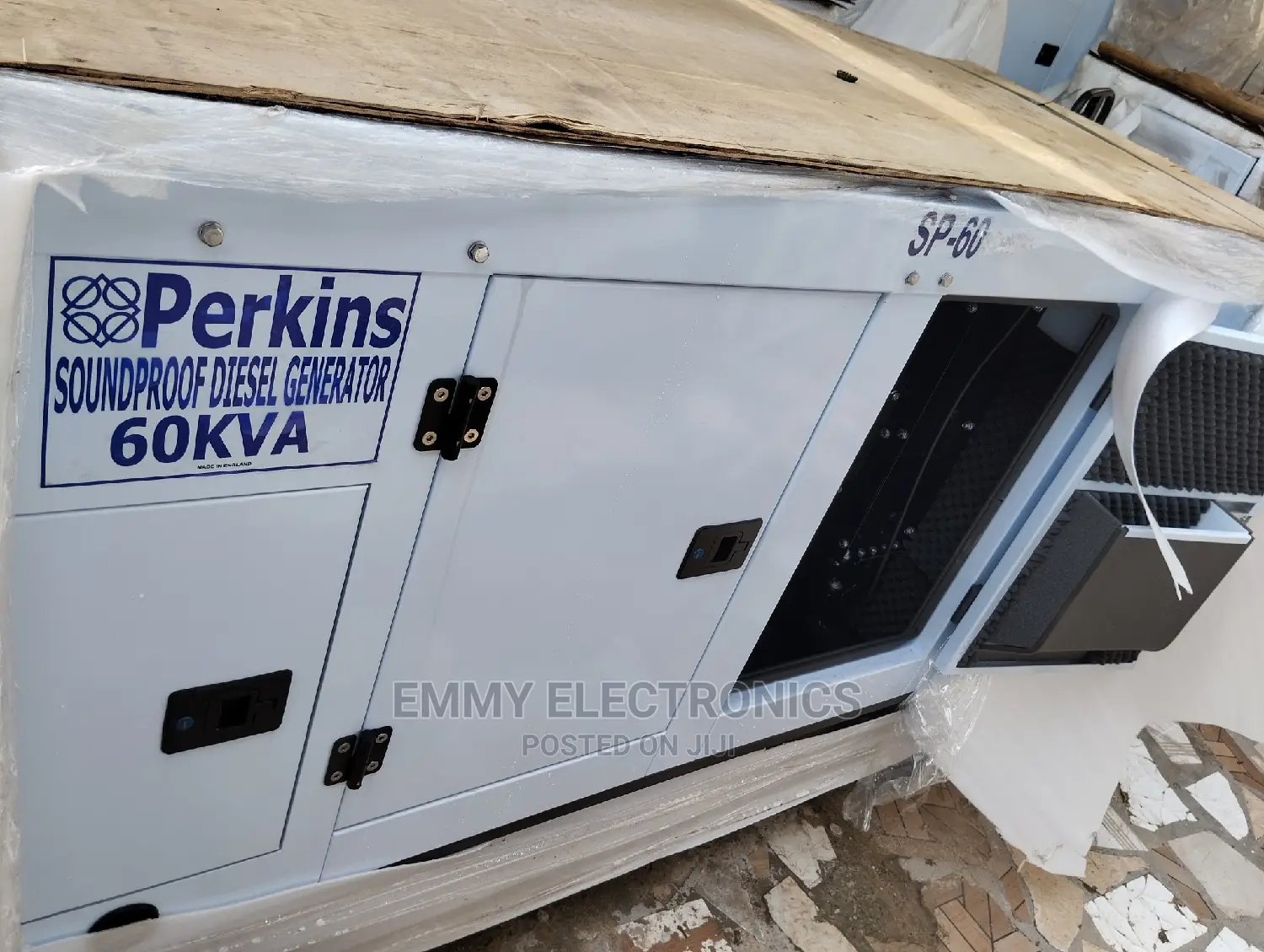 Perkins Diesel Soundproof Generator(Model Sp60kva)100%