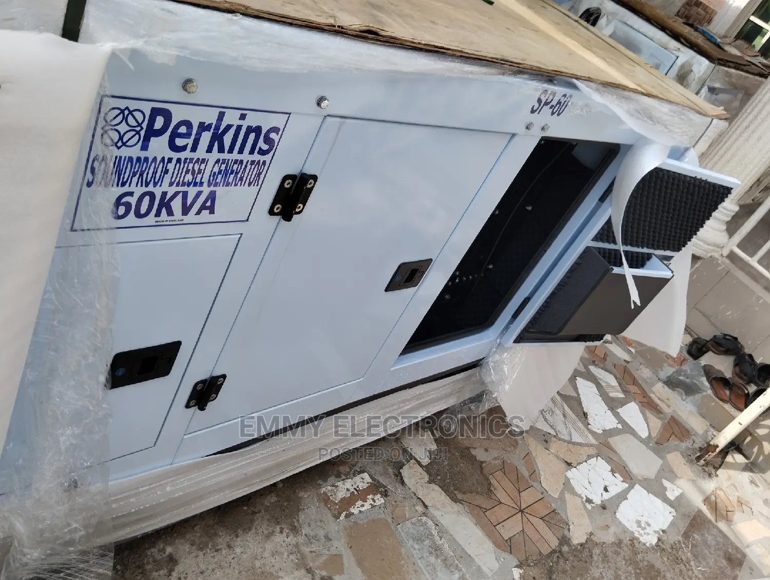 Brand New Perkins England Diesel Soundproof Generator 60kva