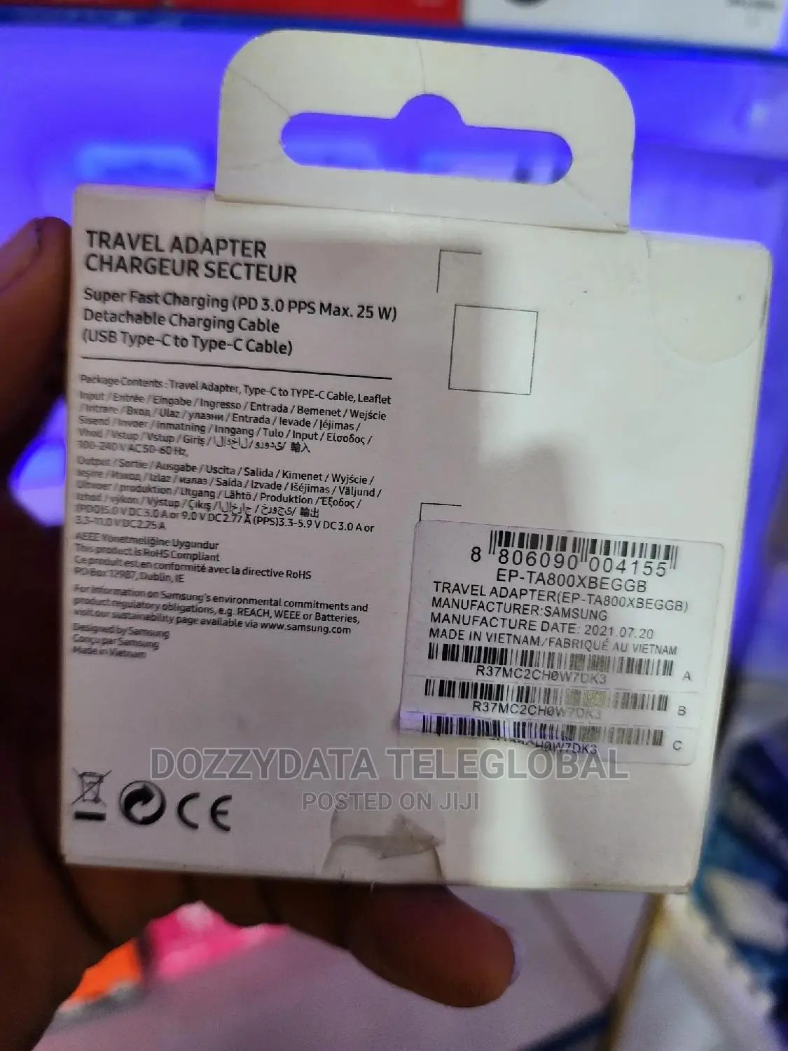 Samsung Fast Charging USB TYPE-C Charger