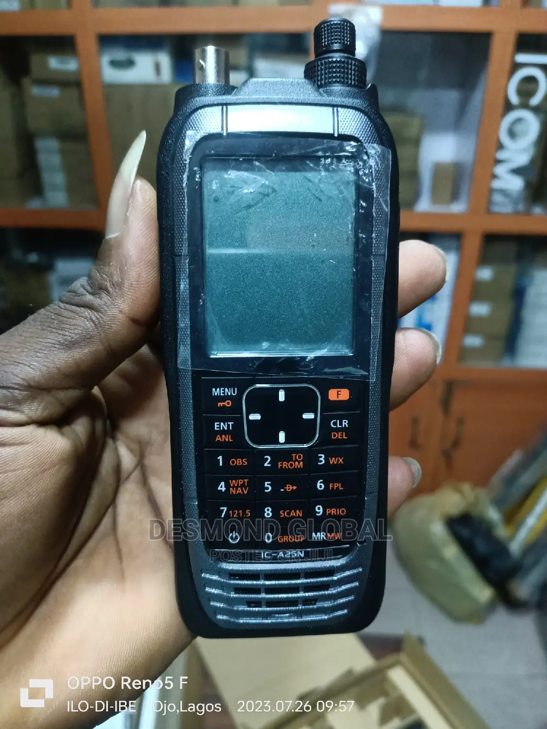 ICOM A25 Airband Ground-to-Air Walkie Talkie