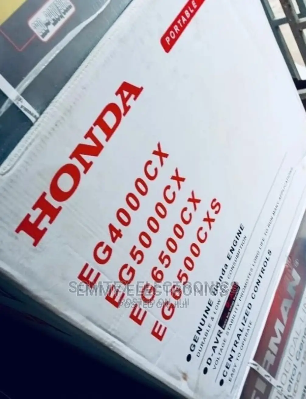 Honda(5.5kva) Petrol Generator Model EG6500CXS