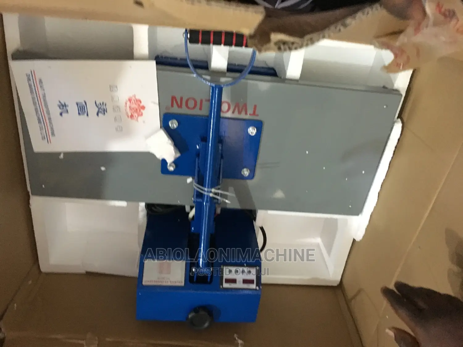 Two Lion Heat Transfer Machine (Stoning Machine) 38x82cm
