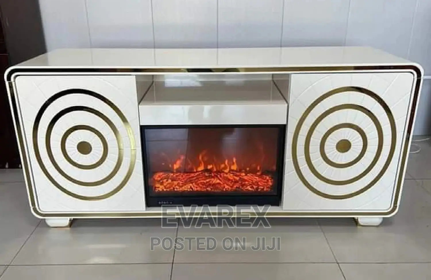 Classic Fireplay Tv Stand Shelve.
