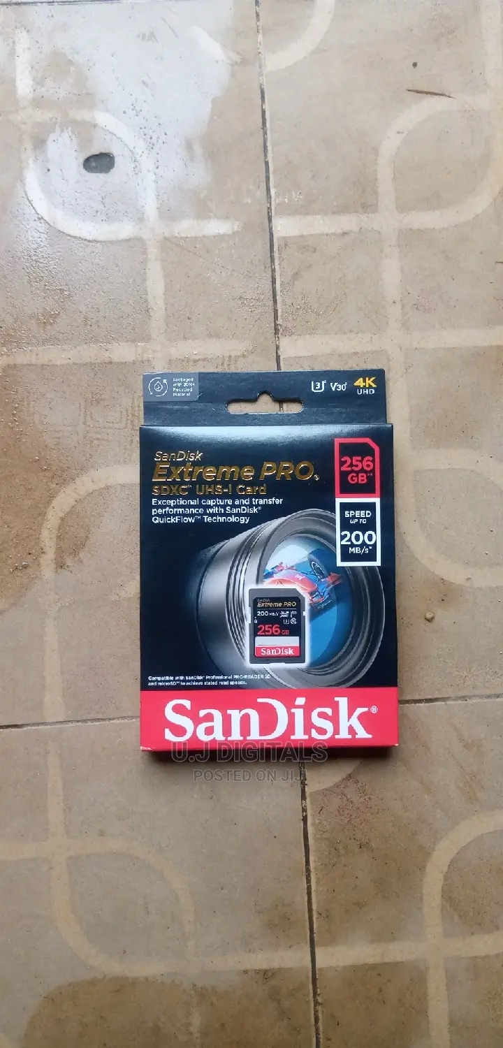 Sandisk 256gb Extrema Pro Sd Card