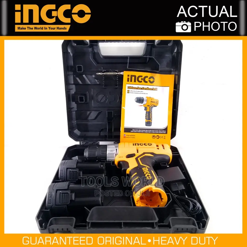 Ingco Lithium-Ion Cordless Drill 12V