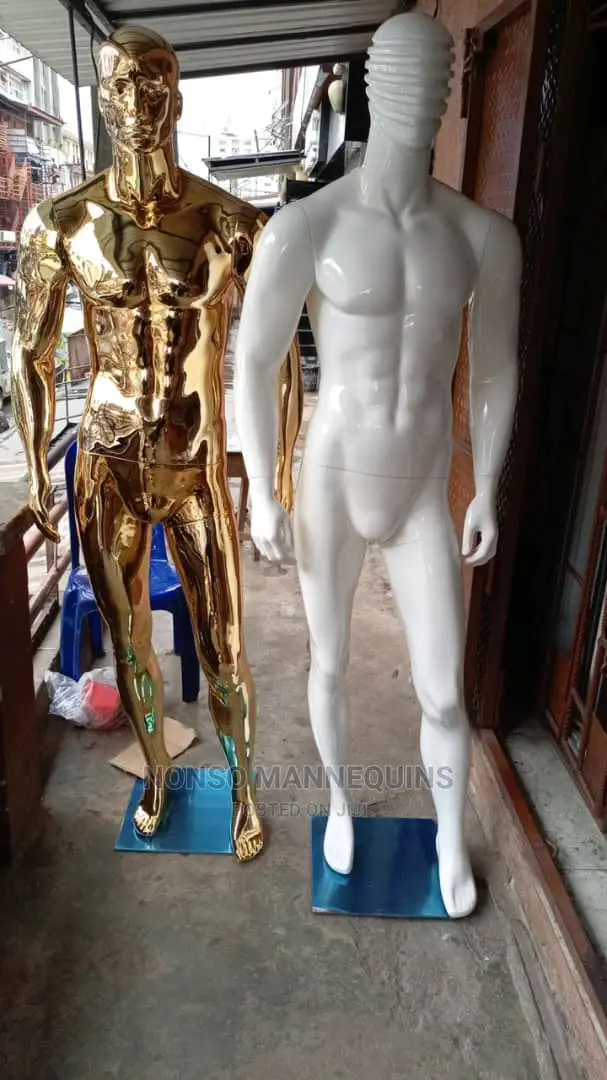 High Quality Huge Chrome And Glossy Male Dummy