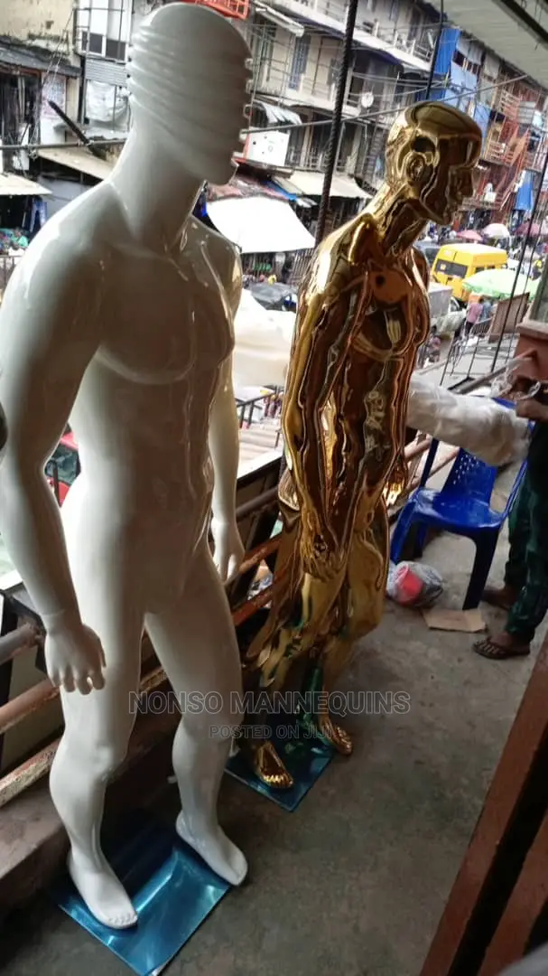 High Quality Huge Chrome And Glossy Male Dummy