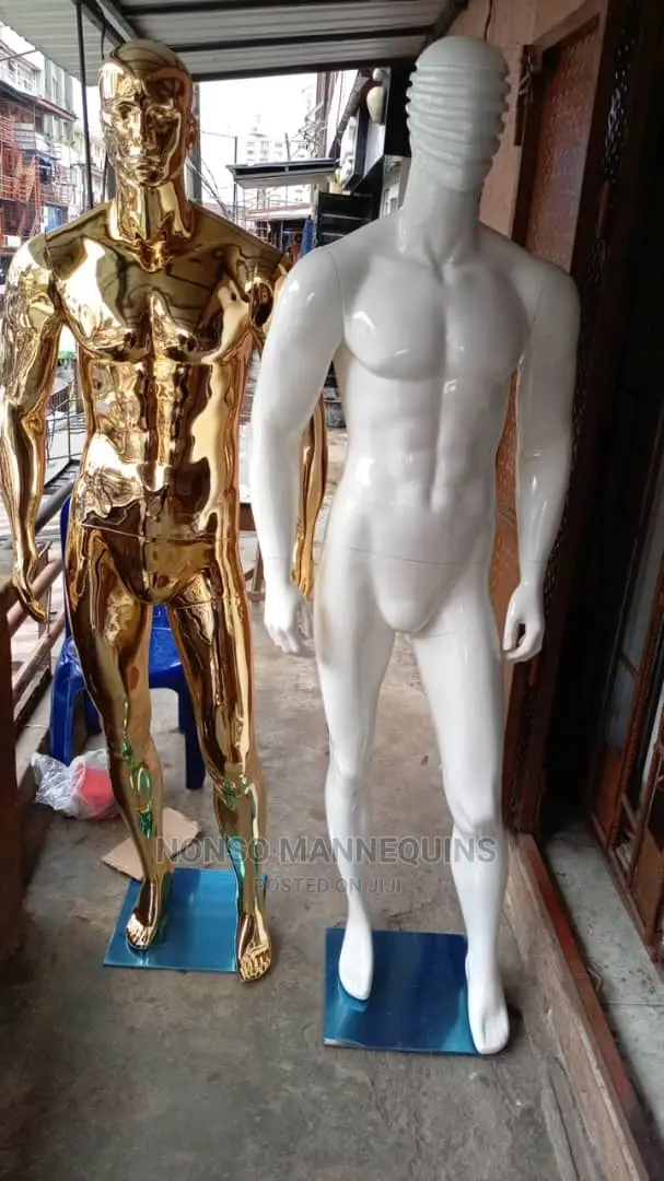 High Quality Huge Chrome And Glossy Male Dummy