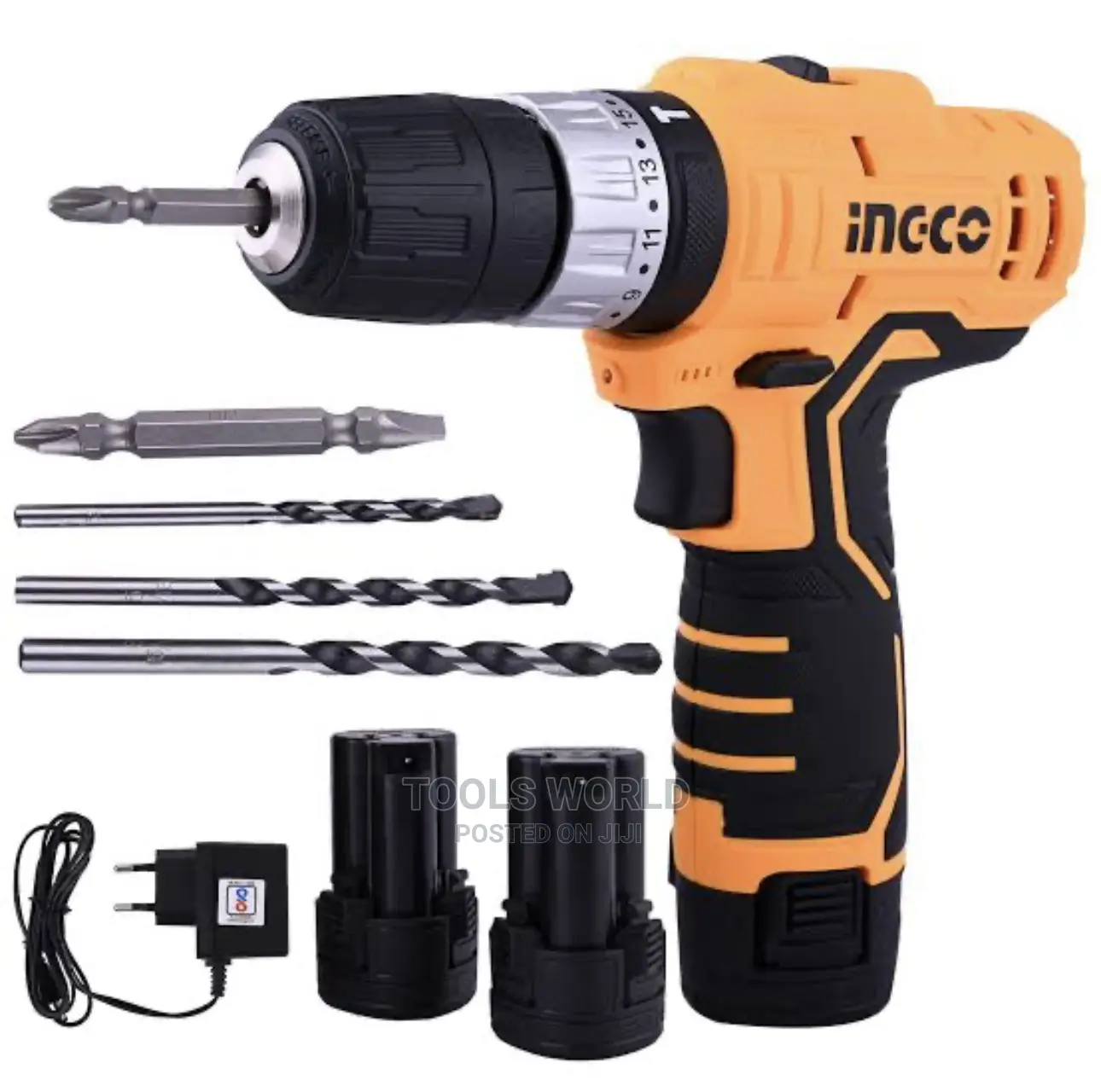 Ingco CIDLI1232 12V Cordless Li-Ion Impact Drill 12V