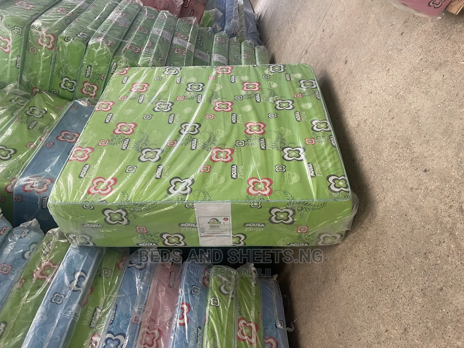 Original Mouka Foam Flora Mattress 6 by 6 by 14 With 3 Years Warranty