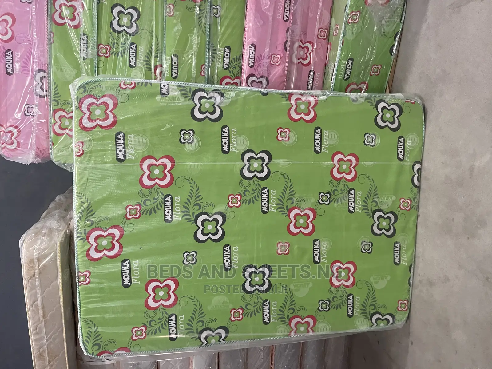 Original Mouka Flora Mattress 6 by 4.5 by 20 With 3 Year’S Warranty