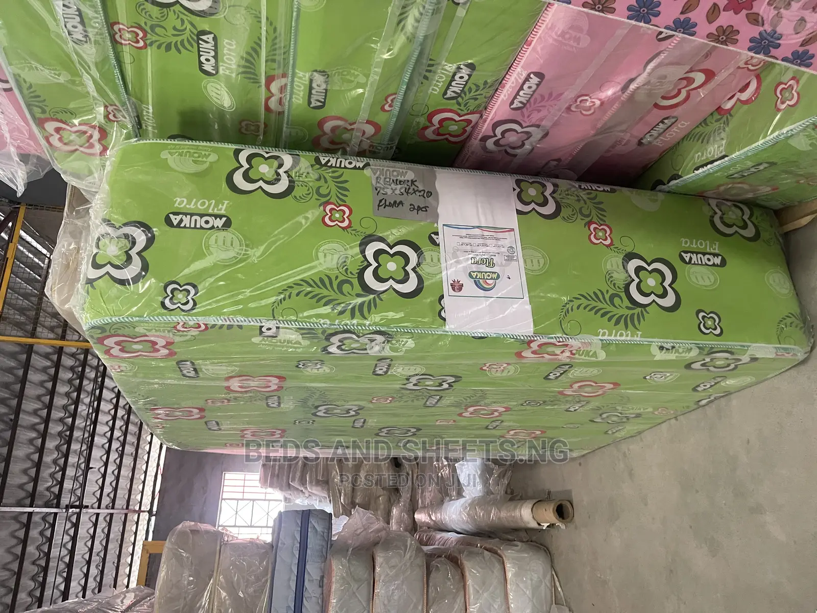 Original Mouka Flora Mattress 6 by 4.5 by 20 With 3 Year’S Warranty