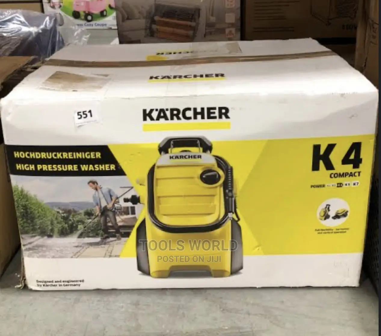 Karcher High Pressure Washer K 4 Compact