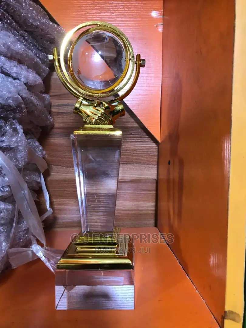 Trophy Glass Award Plaque Z43