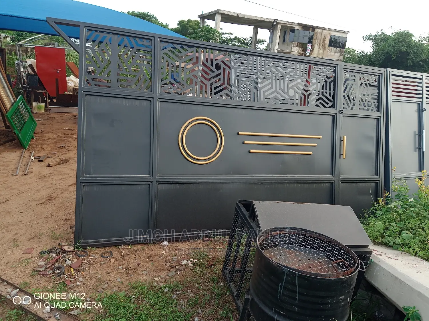 Lazer Top Design Sliding Gate.