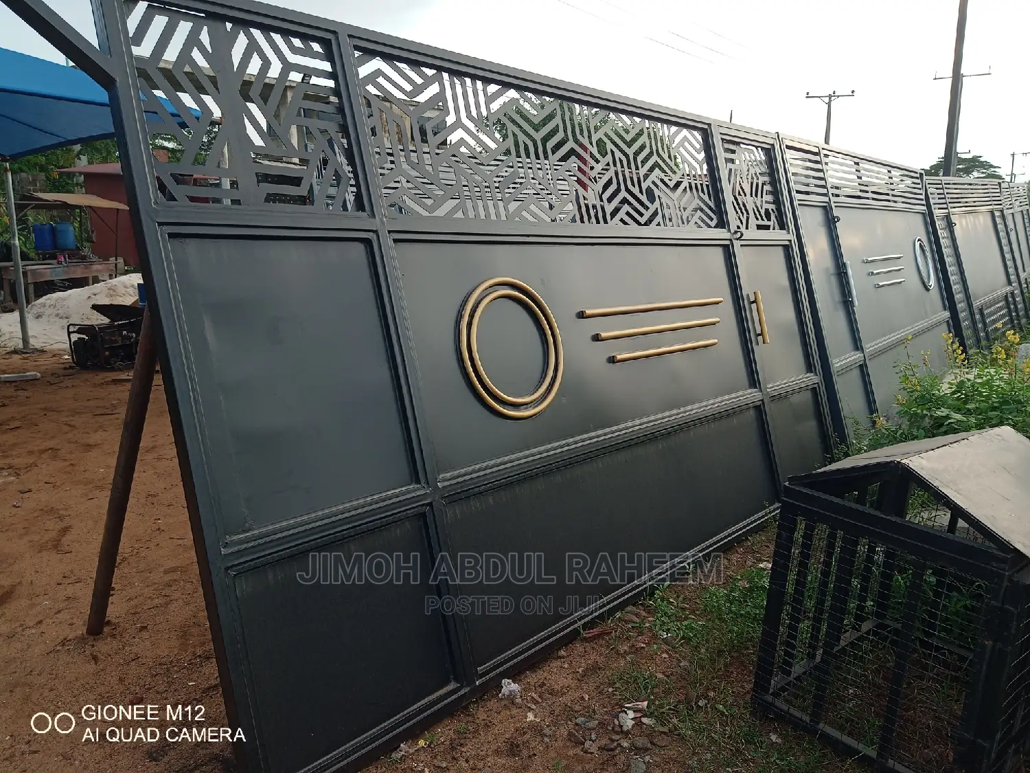 Lazer Top Design Sliding Gate.