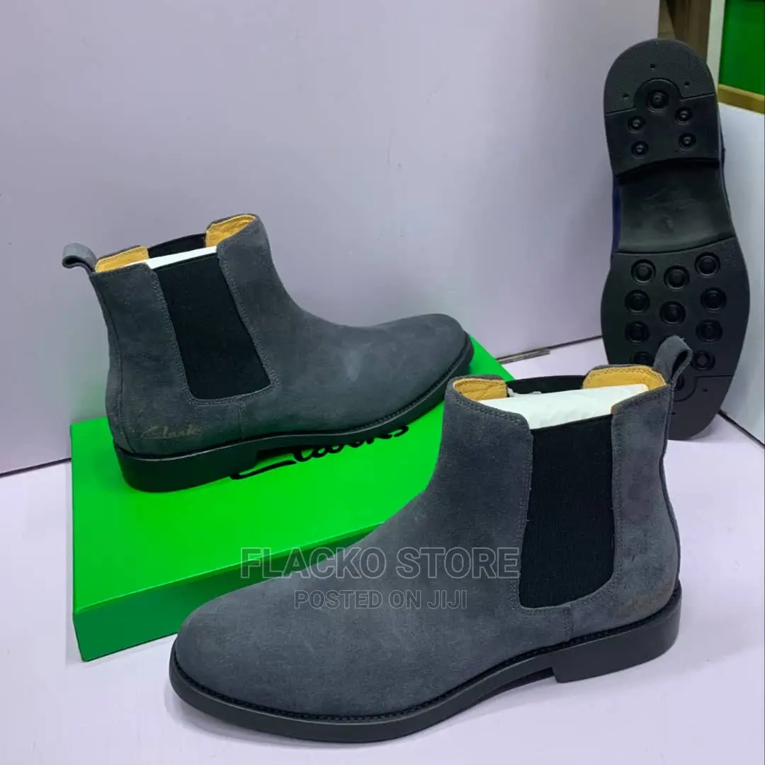 Original Clarks Suede Chelsea Boots