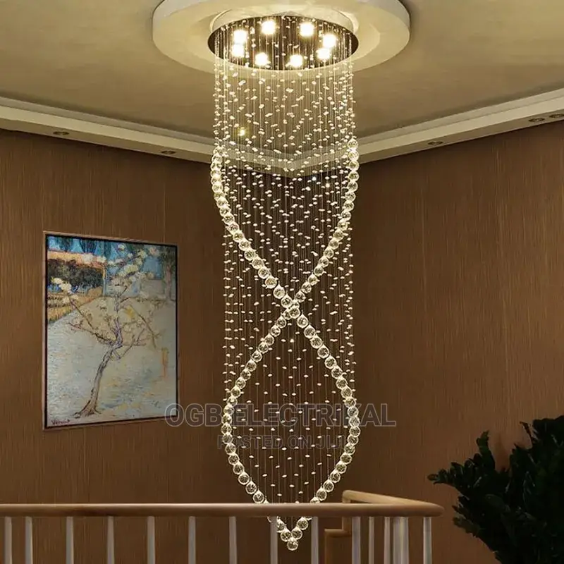 Stairs LED Crystal Chandelier