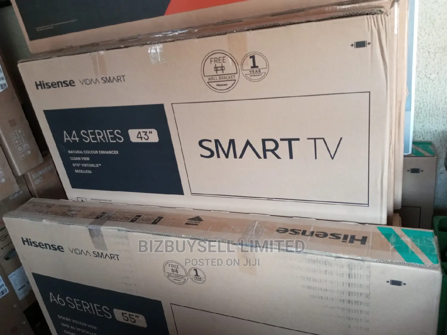 43" Inches Hisense Smart Tv, A4 Series.