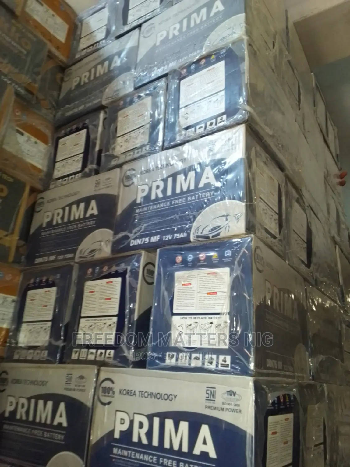 Original Car Battery Prima