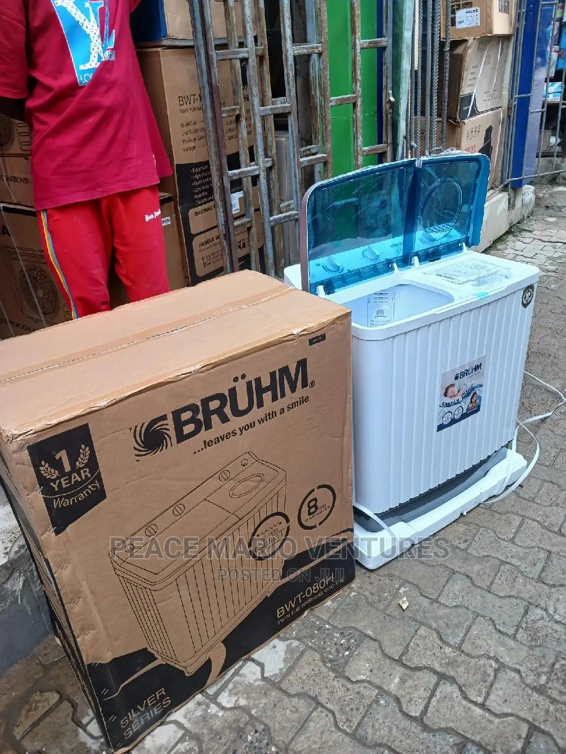 Bruhm Quality Washing Machine 8kg With 2years Warranty