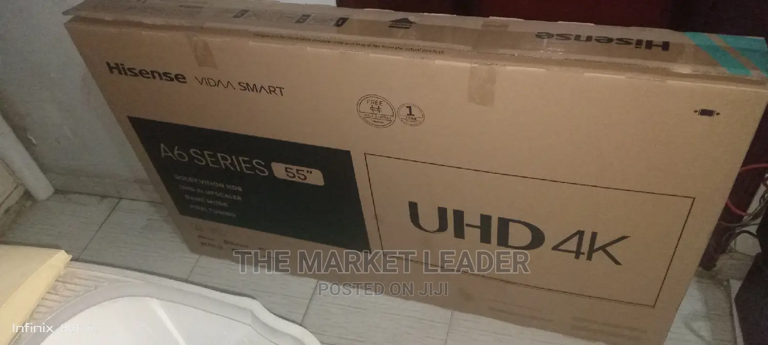 Hisense 55" Smart Tv, A6n