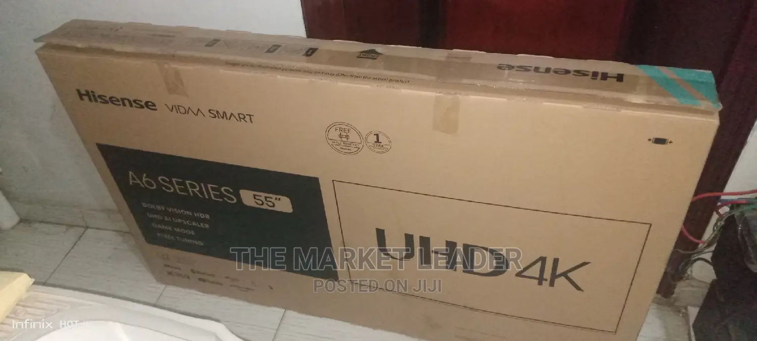 Hisense 55" Smart Tv, A6n