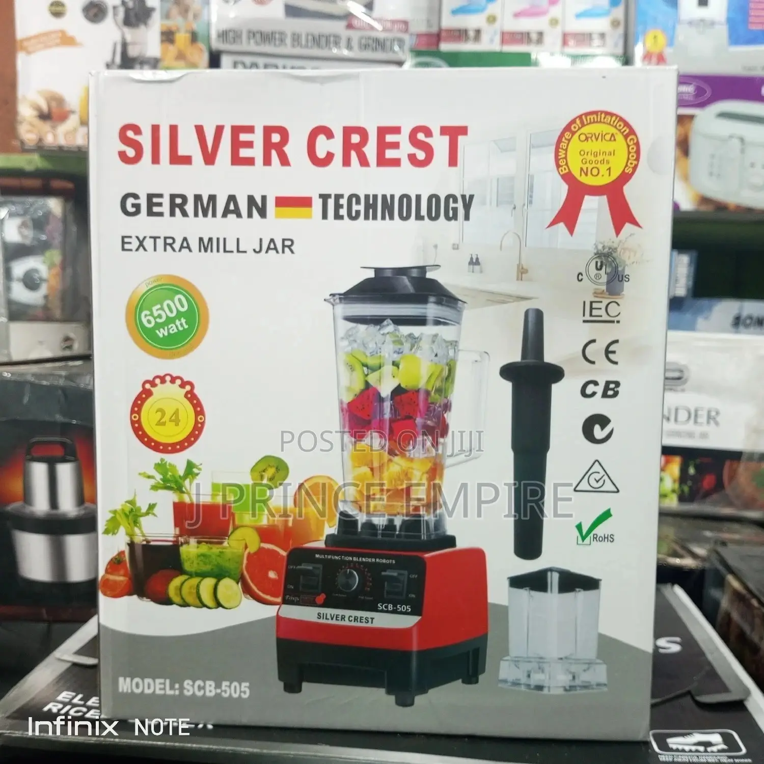 Silver Crest German Industrial Blender, 6500W