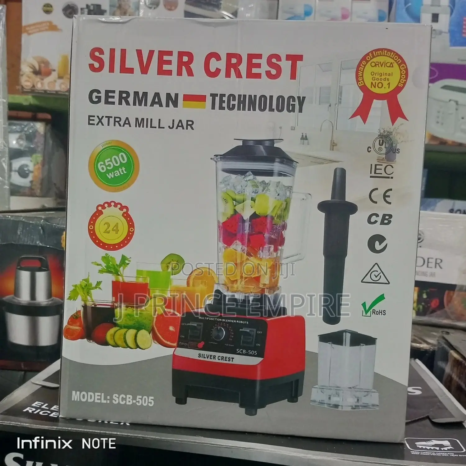 Silver Crest German Industrial Blender, 6500W