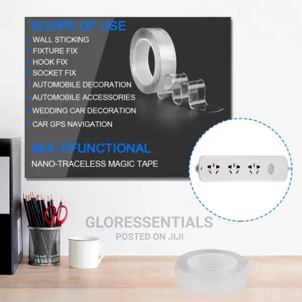5meter Double Sided Nano Reusable Magic Adhesive Tape