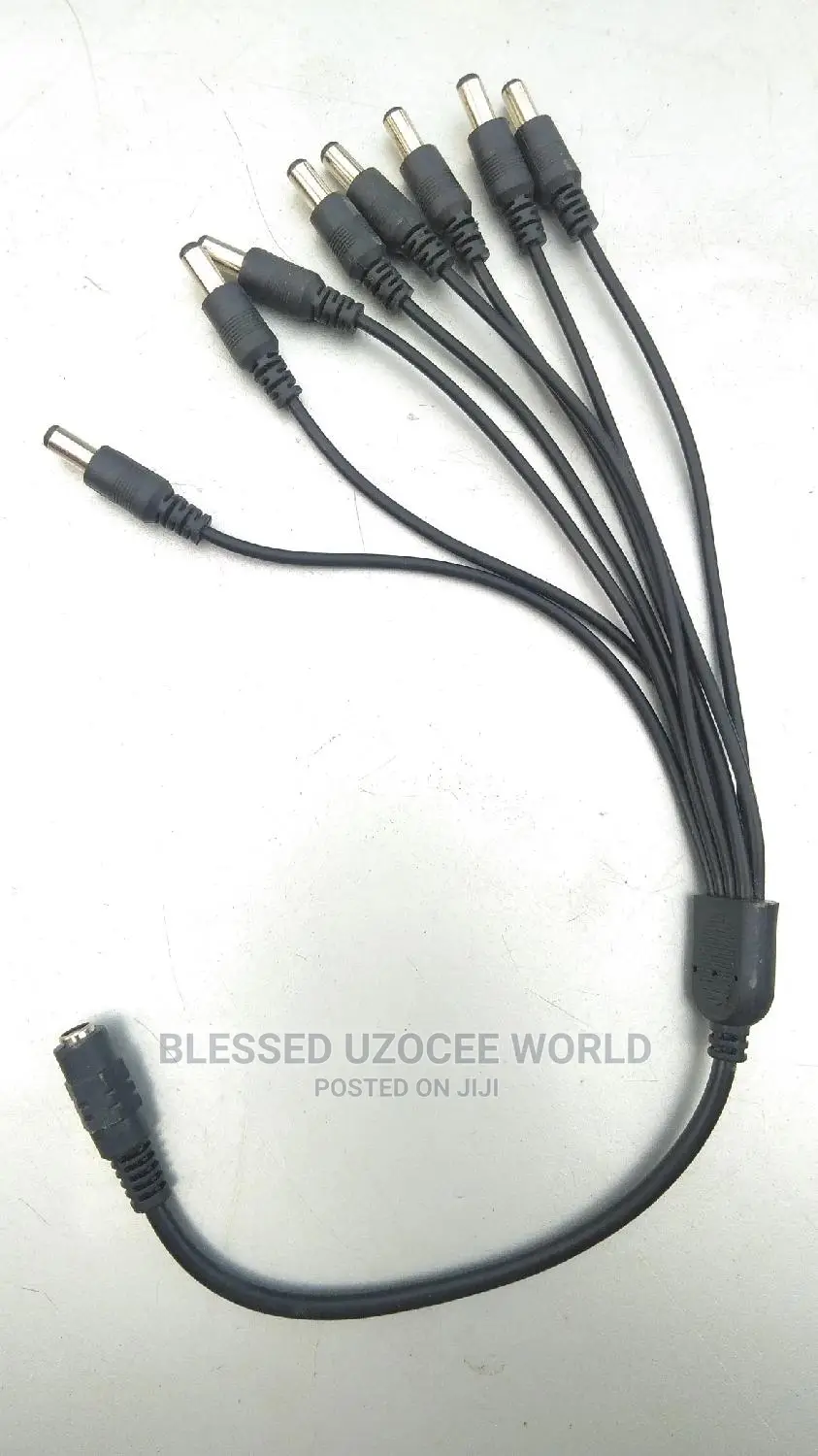 DC 1 Female to 8 Male CCTV Camera Power Splitter 1to8 Source