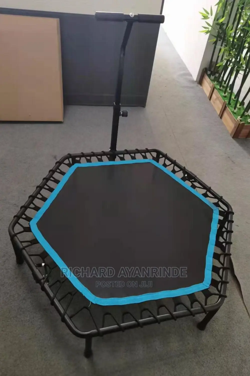 Trampoline With Handle