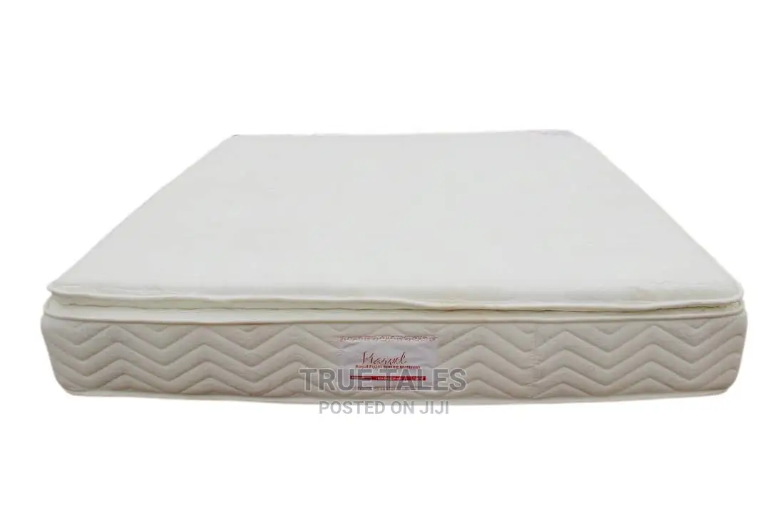 Royal Marvel Spring Mattress 6x6x12 With Extra Topper Layer