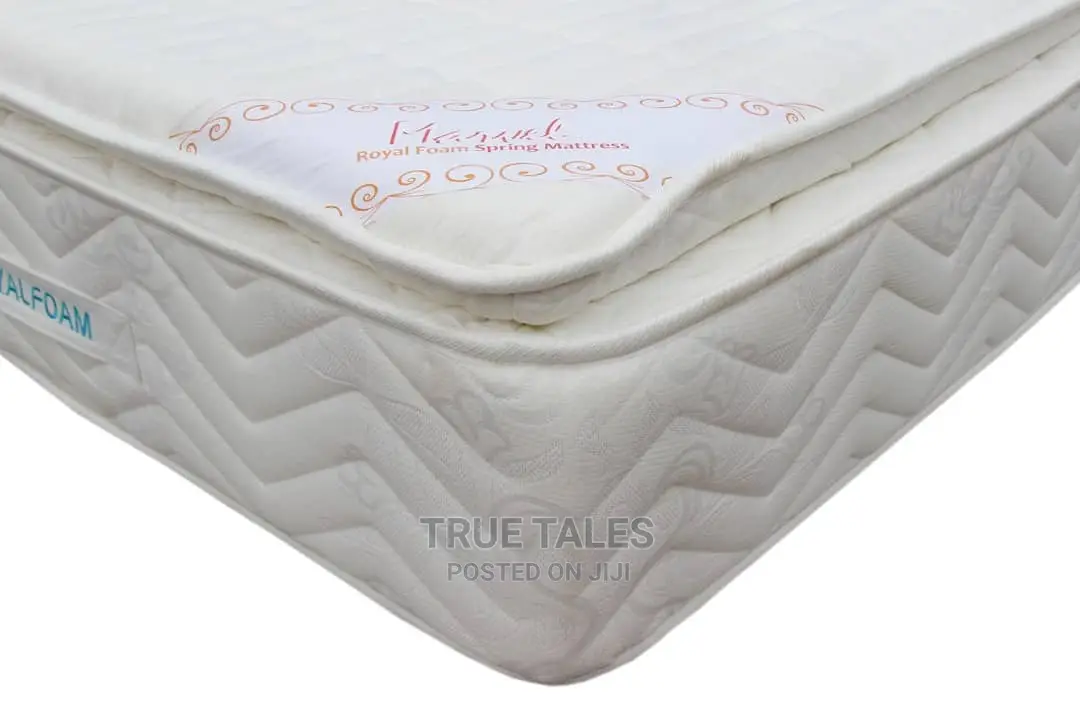 Royal Marvel Spring Mattress 6x6x12 With Extra Topper Layer