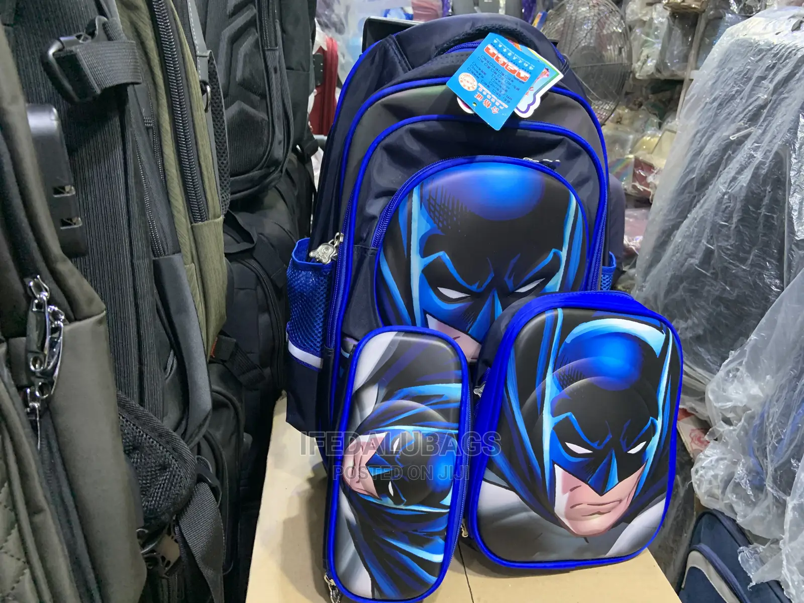 3n1 Cartoon Character Kids Trolley School Bag