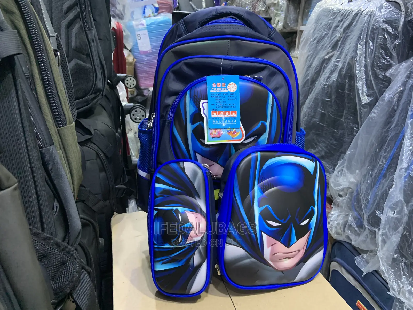 3n1 Cartoon Character Kids Trolley School Bag