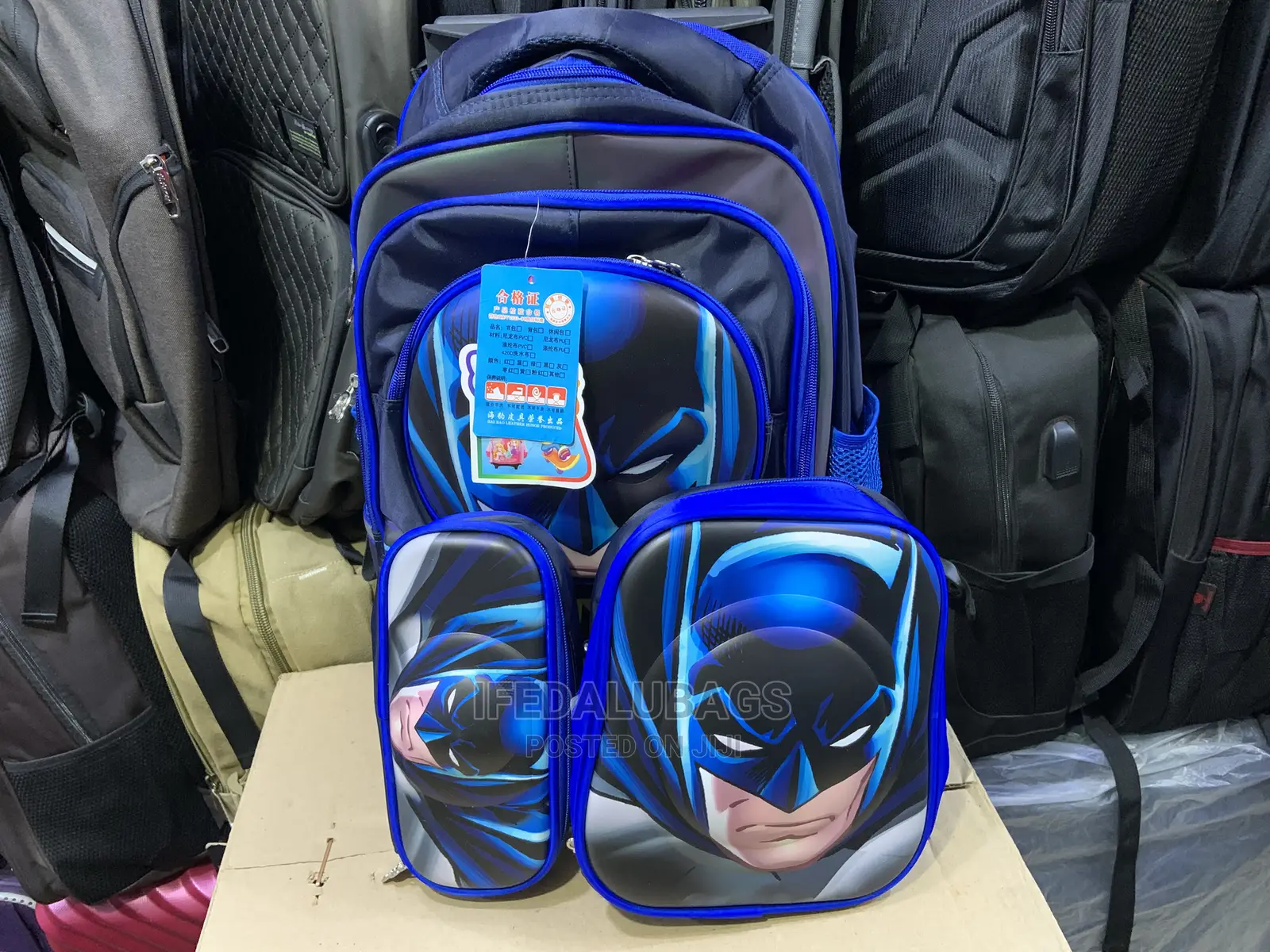 3n1 Cartoon Character Kids Trolley School Bag