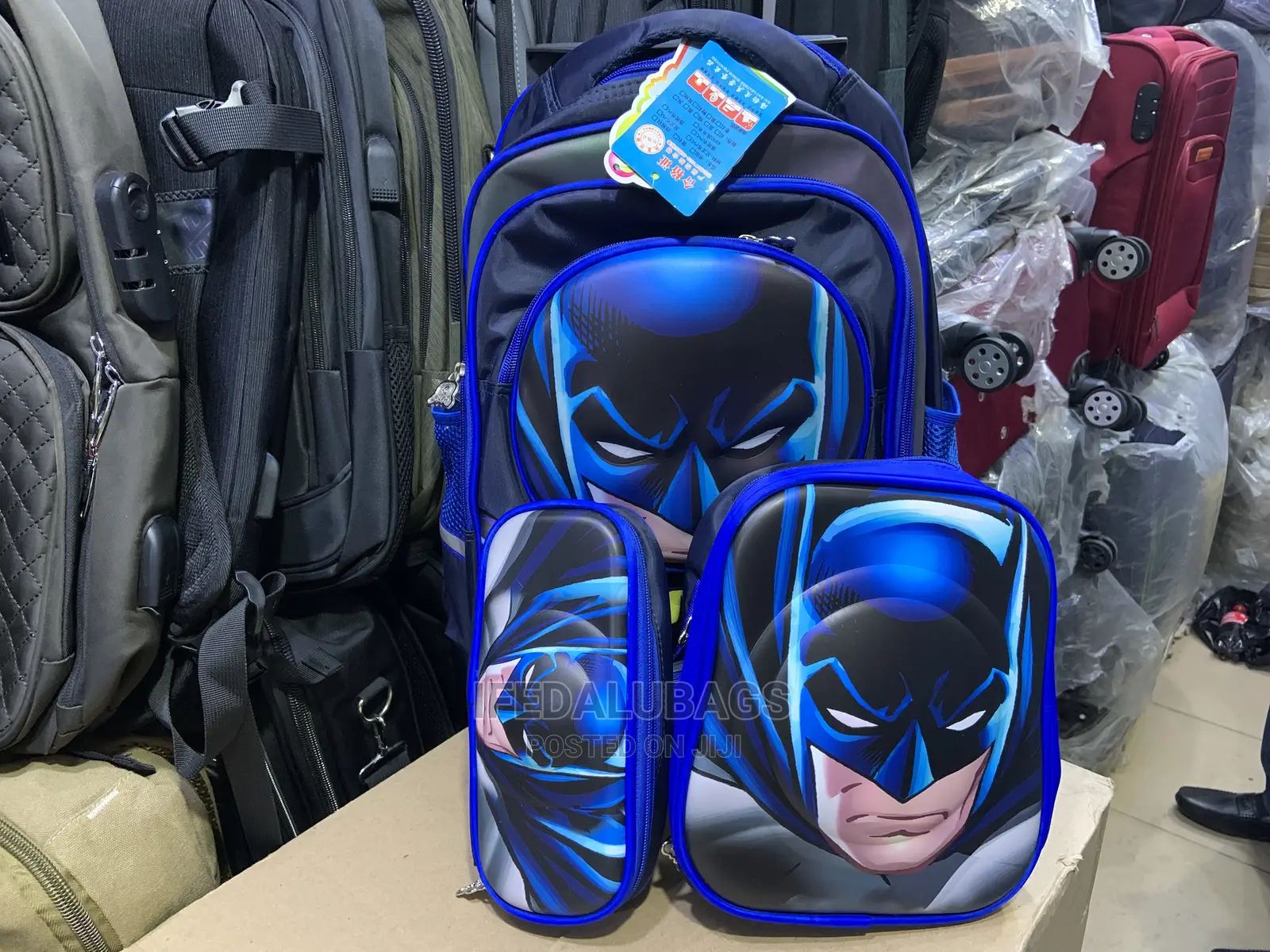 3n1 Cartoon Character Kids Trolley School Bag