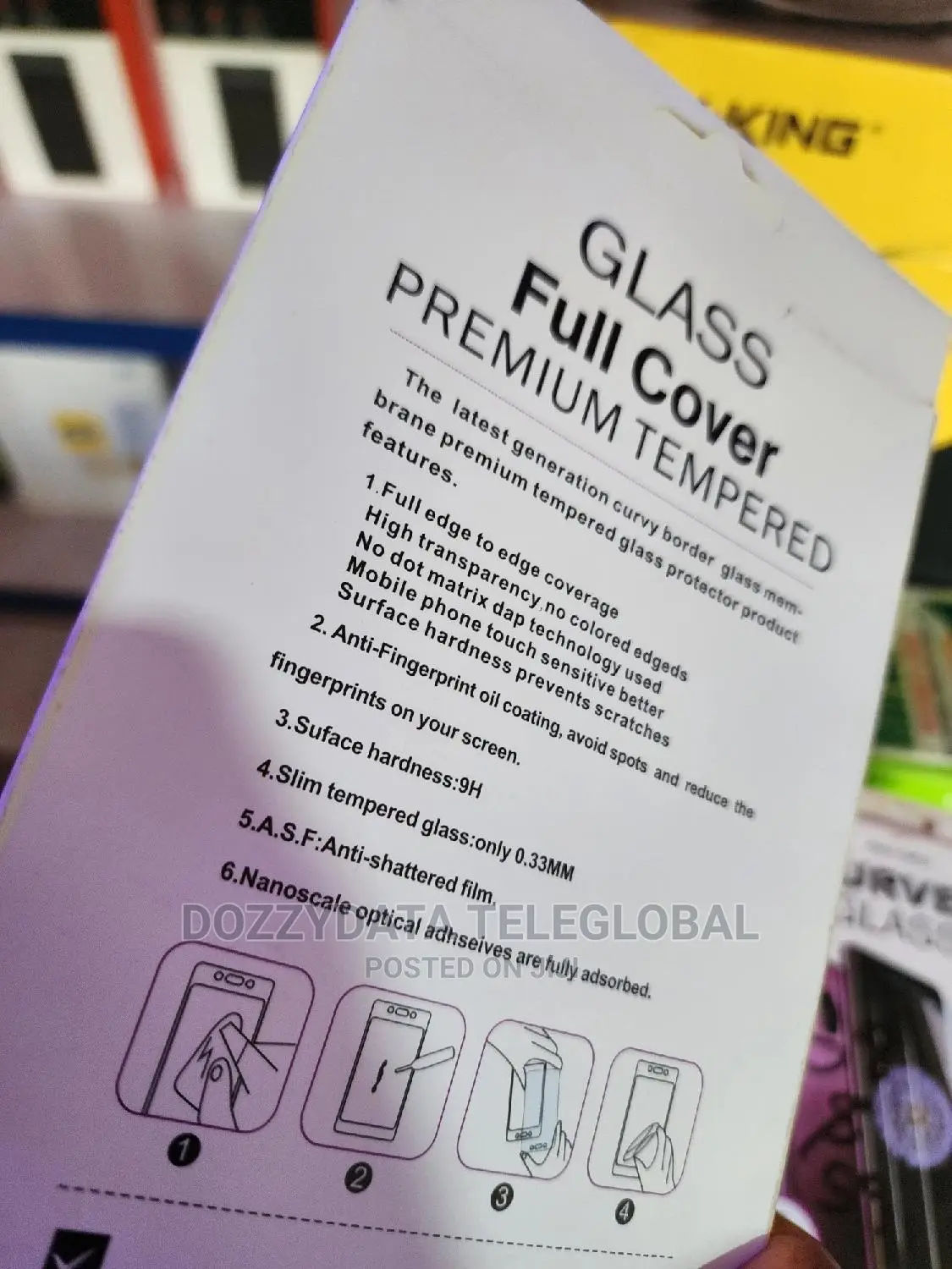 Samsung Note 8, Note 9 Uv Nano Glass Guard