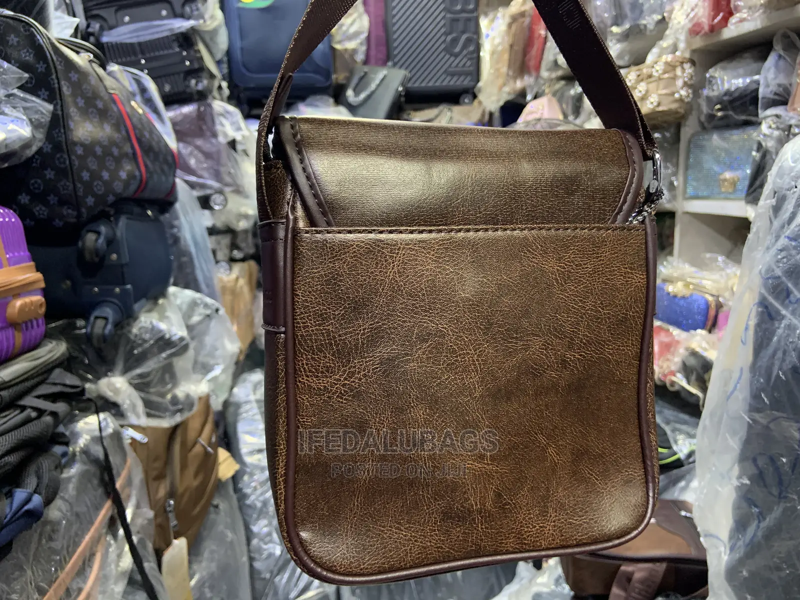Small Size Brown Colour Side Bag