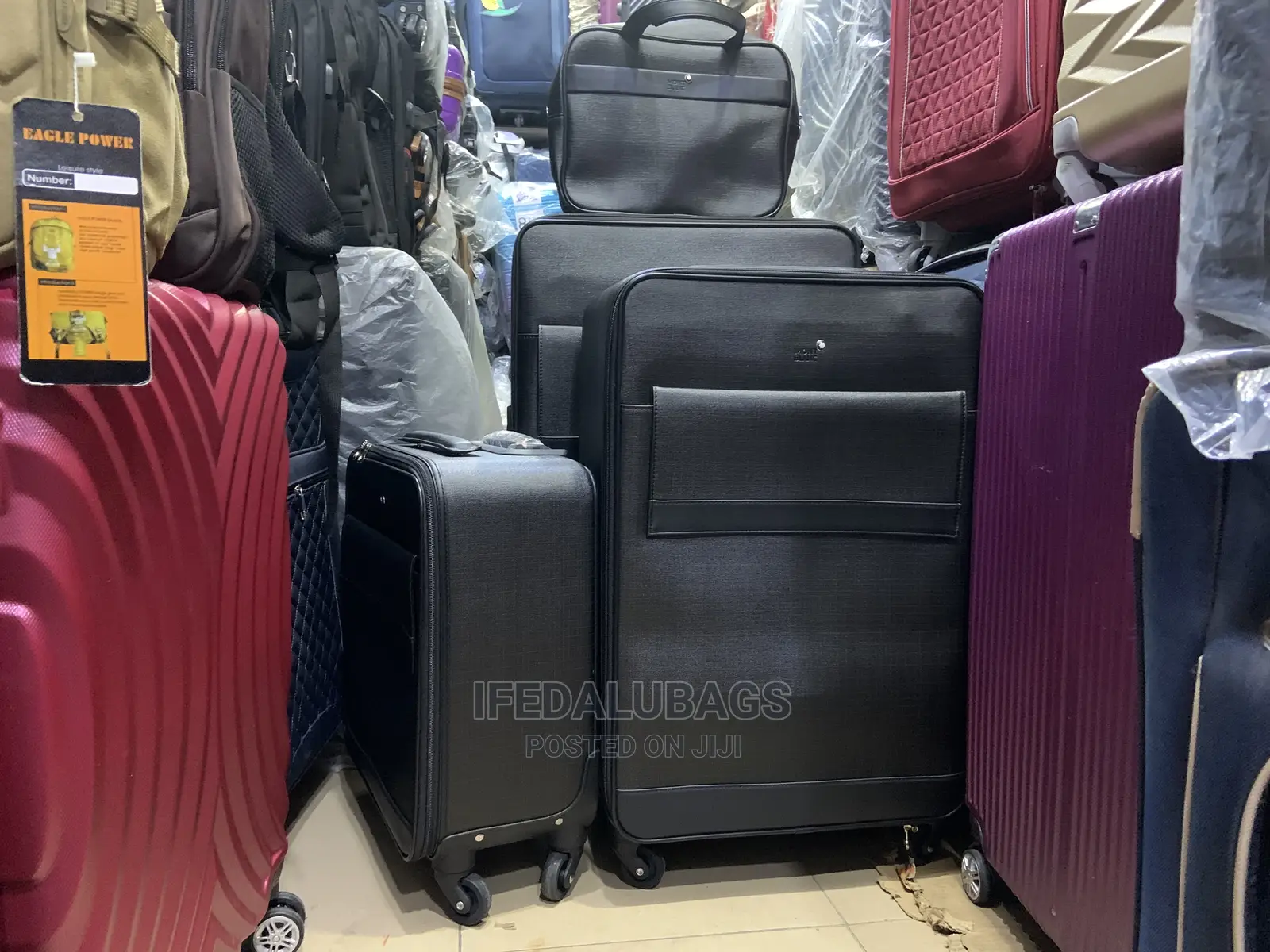 Set of Quality Imported Mont Blac Traveling Lugagge