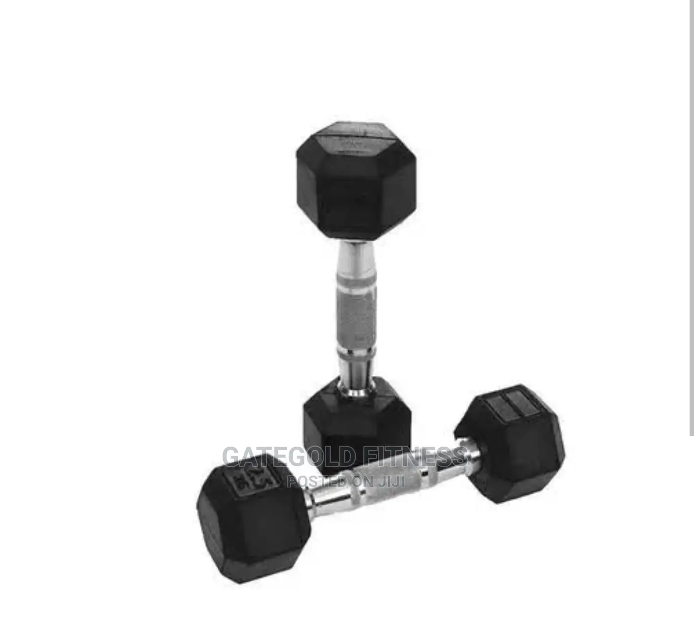 Rubber Dumbbell 2.5kg (Pair)