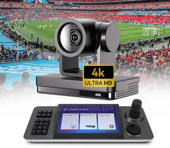 Al Autotrack PTZ Broadcast Camera. 12X USB 4KHDMI Sdi Lan