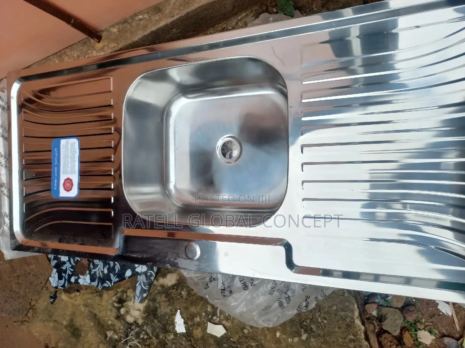 Single Bowl/ Double Tray Kitchen Sink