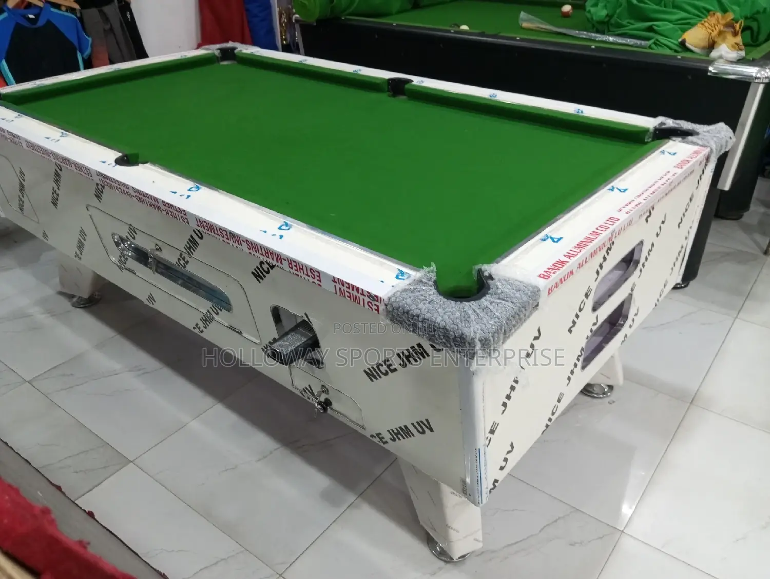 Symmetry Marble Coined Snooker Table