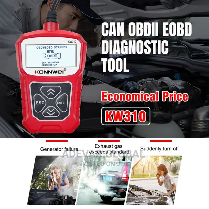 Ms309 Car Scanner Clears Fault Code Obd2 Car