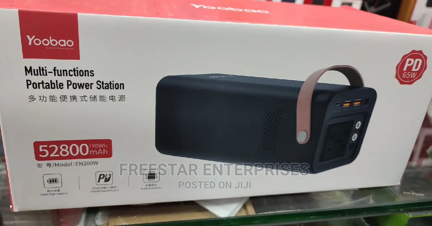 Yoobao 528000mah Laptop Power Bank.Yoobao 200W
Power Station