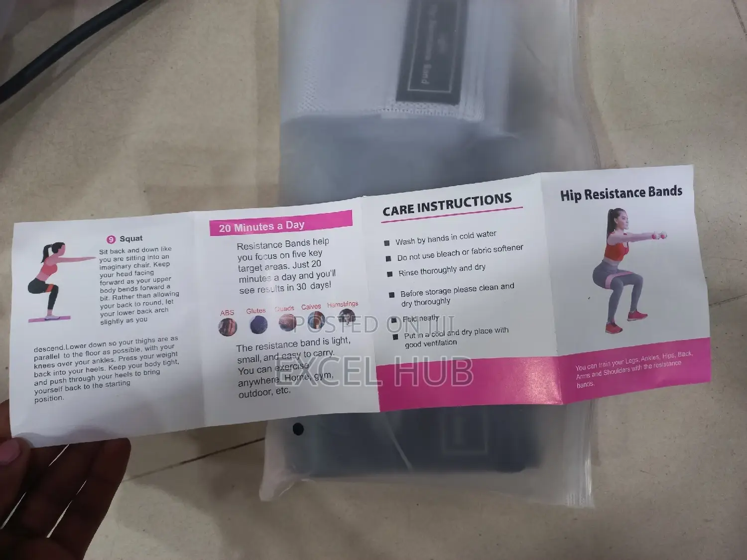 3 in 1 Elastic Booty Band