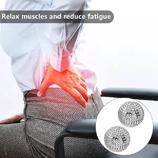 Magnetic Acupressure Balls in Silver Small, Diameter 32 Mm